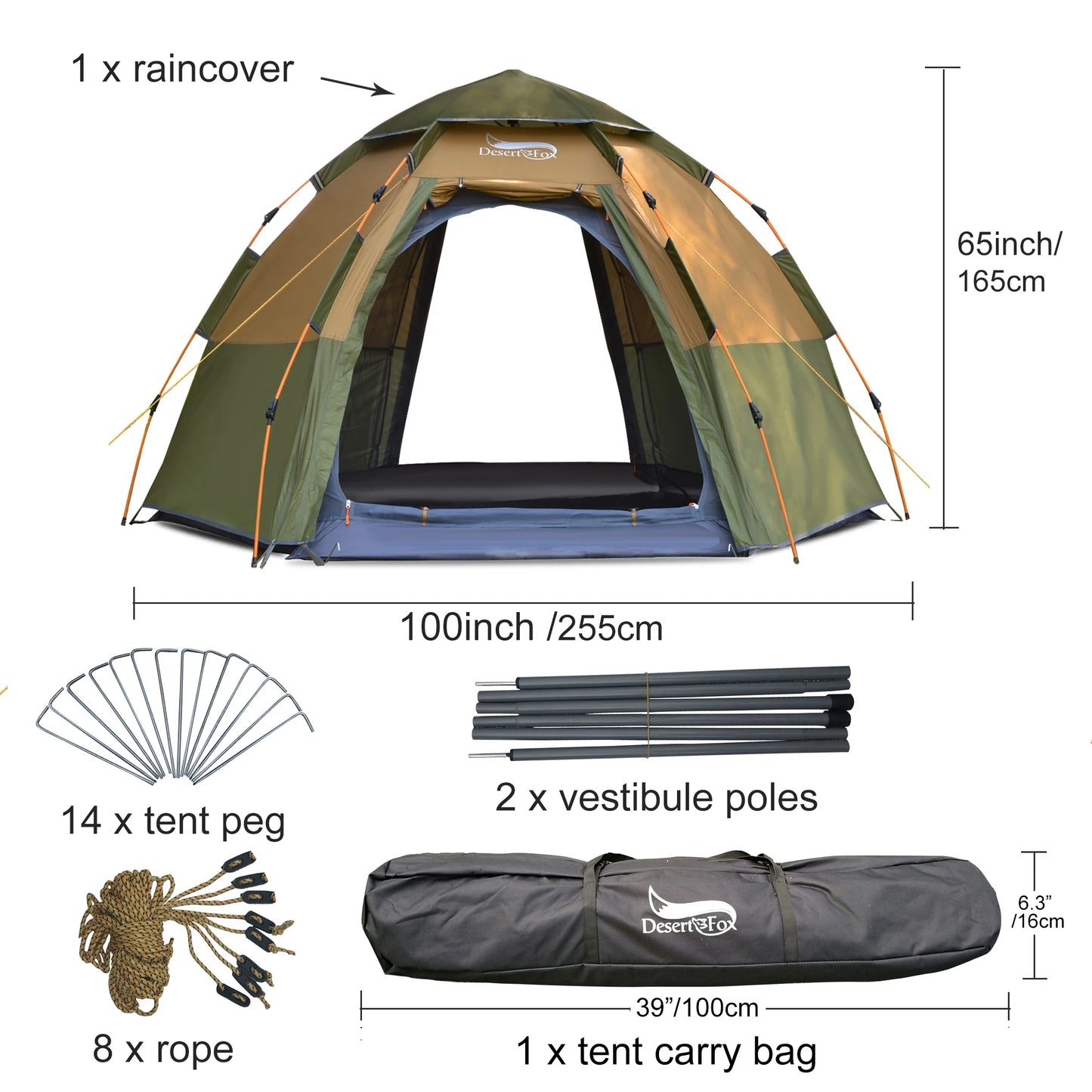 Camouflage Camping Tent